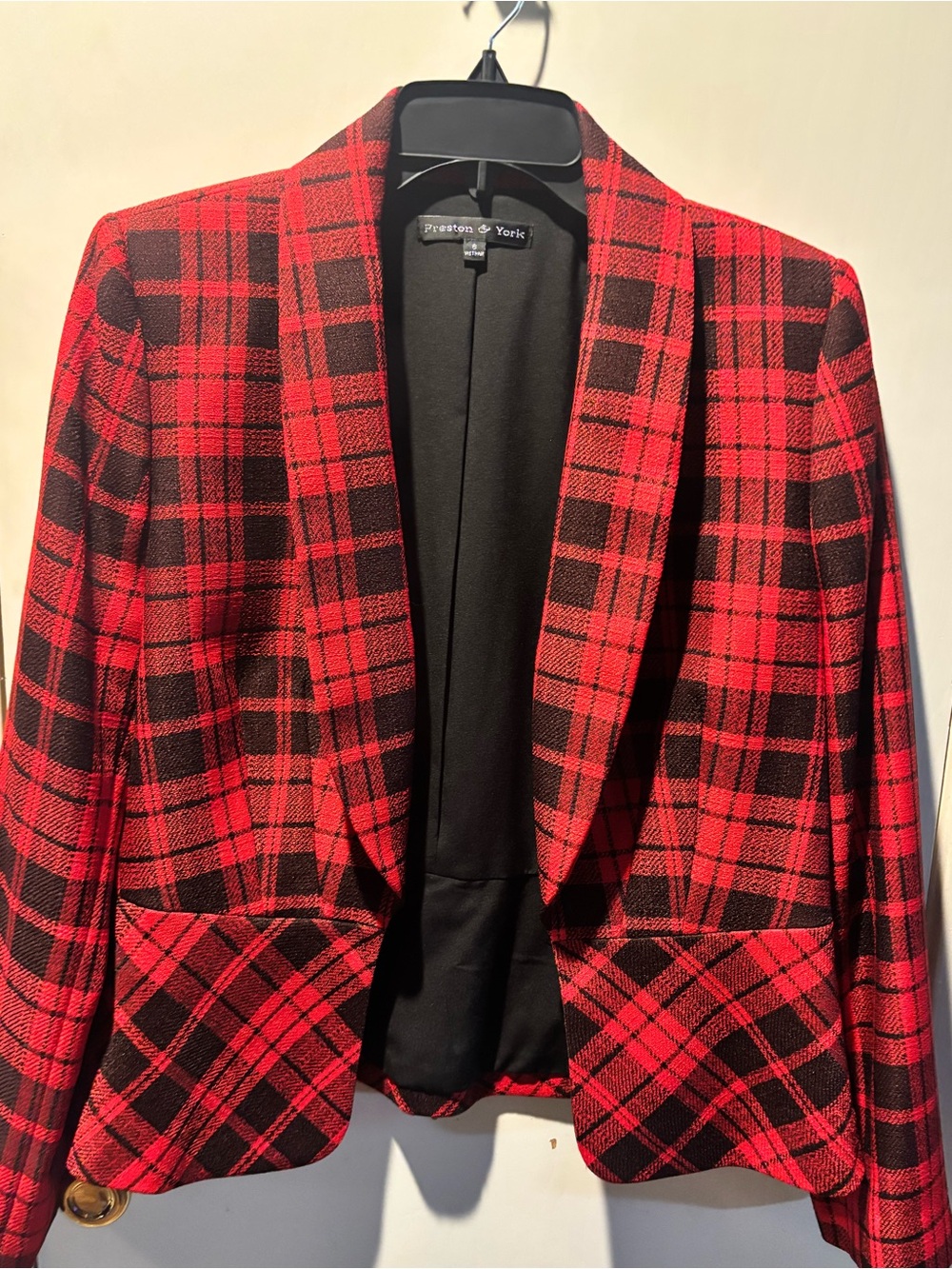 Women’s Cropped Blazer-Preston and York-Size 8